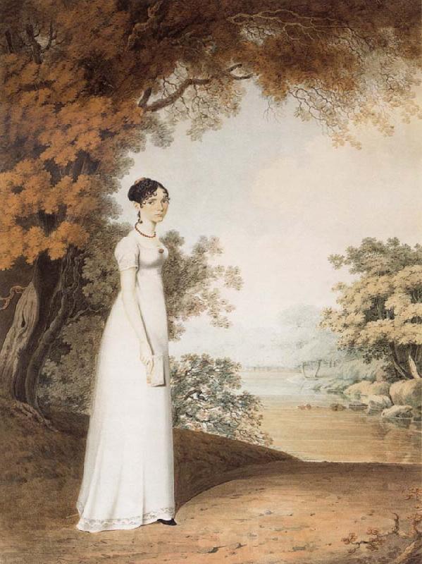 Paul Frederick De Caselli Portrait of A Lady Spain oil painting art